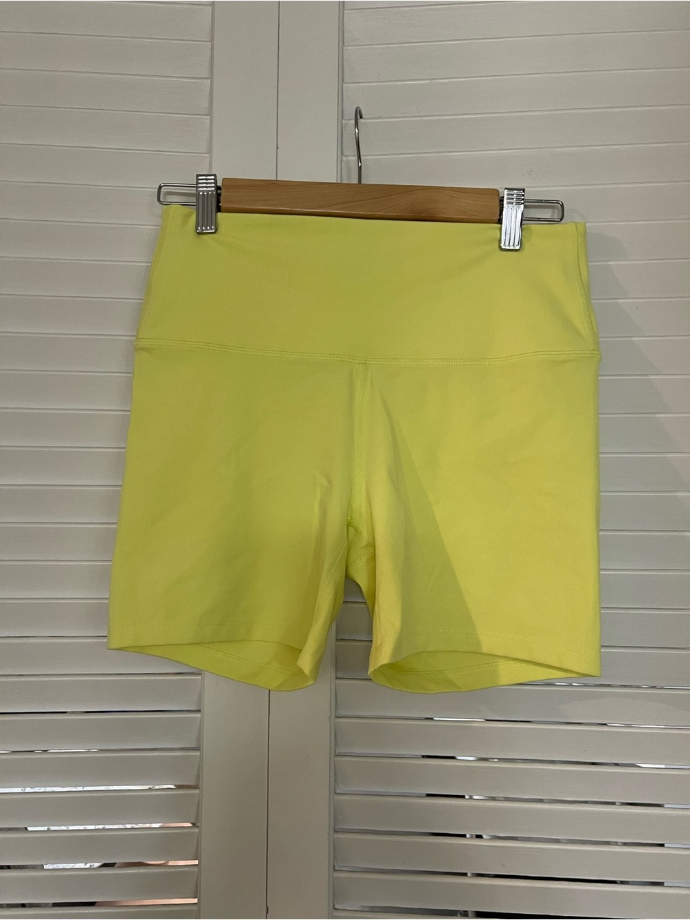 all in motion  Yellow High-Rise Bike Shorts